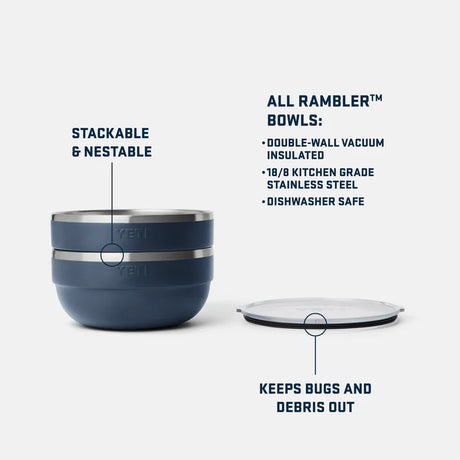 YETI Rambler Insulated Bowls - White