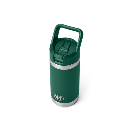 YETI Rambler JR 12 OZ (354ml) Kids Bottle With Straw Cap - Black Forest Green