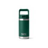 YETI Rambler JR 12 OZ (354ml) Kids Bottle With Straw Cap - Black Forest Green