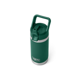 YETI Rambler JR 12 OZ (354ml) Kids Bottle With Straw Cap - Black Forest Green