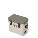 YETI Roadie 15 Cooler Box Cape Taupe and Pampa three-quarter view