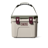 YETI Roadie 15 Cooler Box Cape Taupe and Pampa open