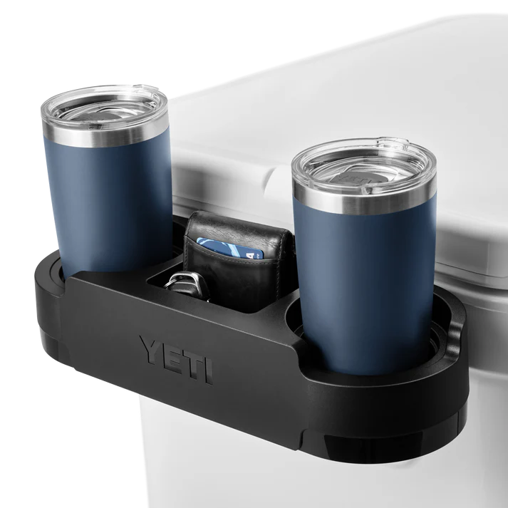 YETI Roadie Wheeled Cool Box Cup Caddy - Black