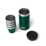 YETI Shot Glasses With Carrying Case - Black Forest Green