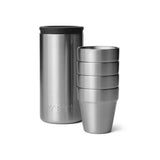 YETI Shot Glasses With Carrying Case - Stainless Steel