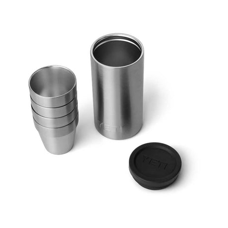 YETI Shot Glasses With Carrying Case - Stainless Steel