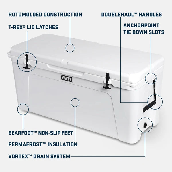 YETI Tundra 160 Heavy Duty Cooler Box - White