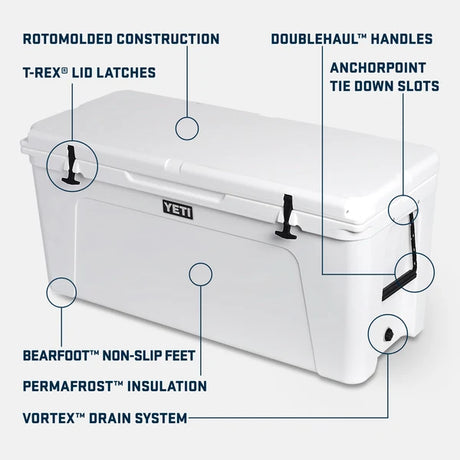 YETI Tundra 160 Heavy Duty Cooler Box - White
