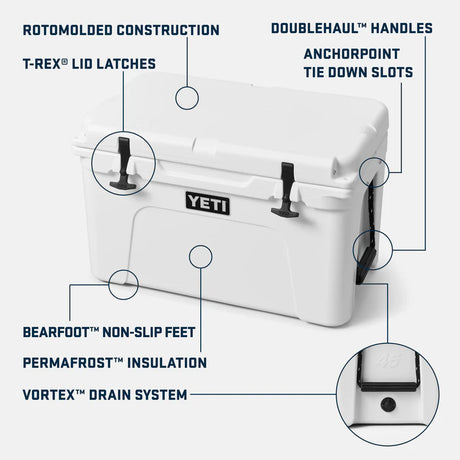 YETI Tundra 45 Heavy Duty Cooler Box - Charcoal YETI