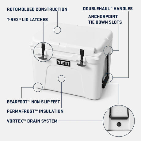 YETI Tundra 35 Heavy Duty Cooler Box - Features