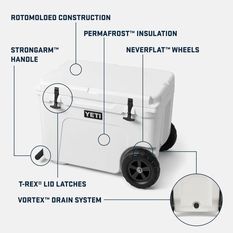 YETI Tundra Haul Heavy Duty Wheeled Cooler Box - Charcoal YETI
