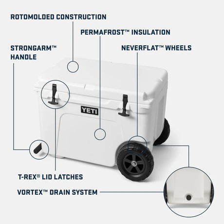 YETI Tundra Haul Heavy Duty Wheeled Cooler Box - Tan