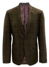 Load image into Gallery viewer, MAGEE Tweed Jacket - Mens Finn Tailored Fit - Green
