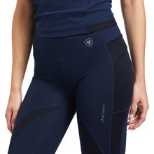 Load image into Gallery viewer, ARIAT Ascent Half Grip Riding Tights - Womens - Navy
