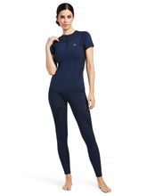 Load image into Gallery viewer, ARIAT Ascent Half Grip Riding Tights - Womens - Navy
