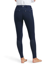 Load image into Gallery viewer, ARIAT Tri Factor Knee Patch Breeches - Womens -  Navy - Size: 34&quot; Reg &amp; Long
