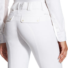 Load image into Gallery viewer, ARIAT Tri Factor Grip Knee Patch Breeches - Womens -  White
