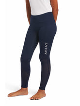Load image into Gallery viewer, ARIAT Kids Eos Full Seat Riding Tights - Navy

