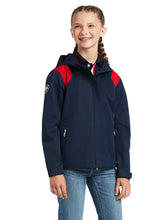 Load image into Gallery viewer, ARIAT Kids Spectator Waterproof Jacket - Team Navy
