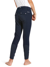 Load image into Gallery viewer, ARIAT Kids Tri Factor Grip Full Seat Breeches - Navy
