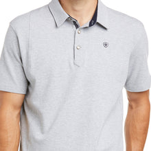 Load image into Gallery viewer, ARIAT Medal Polo Shirt - Men&#39;s - Heather Grey
