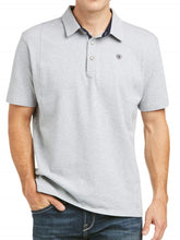 Load image into Gallery viewer, ARIAT Medal Polo Shirt - Men&#39;s - Heather Grey
