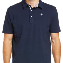 Load image into Gallery viewer, ARIAT Medal Polo Shirt - Men&#39;s - Navy
