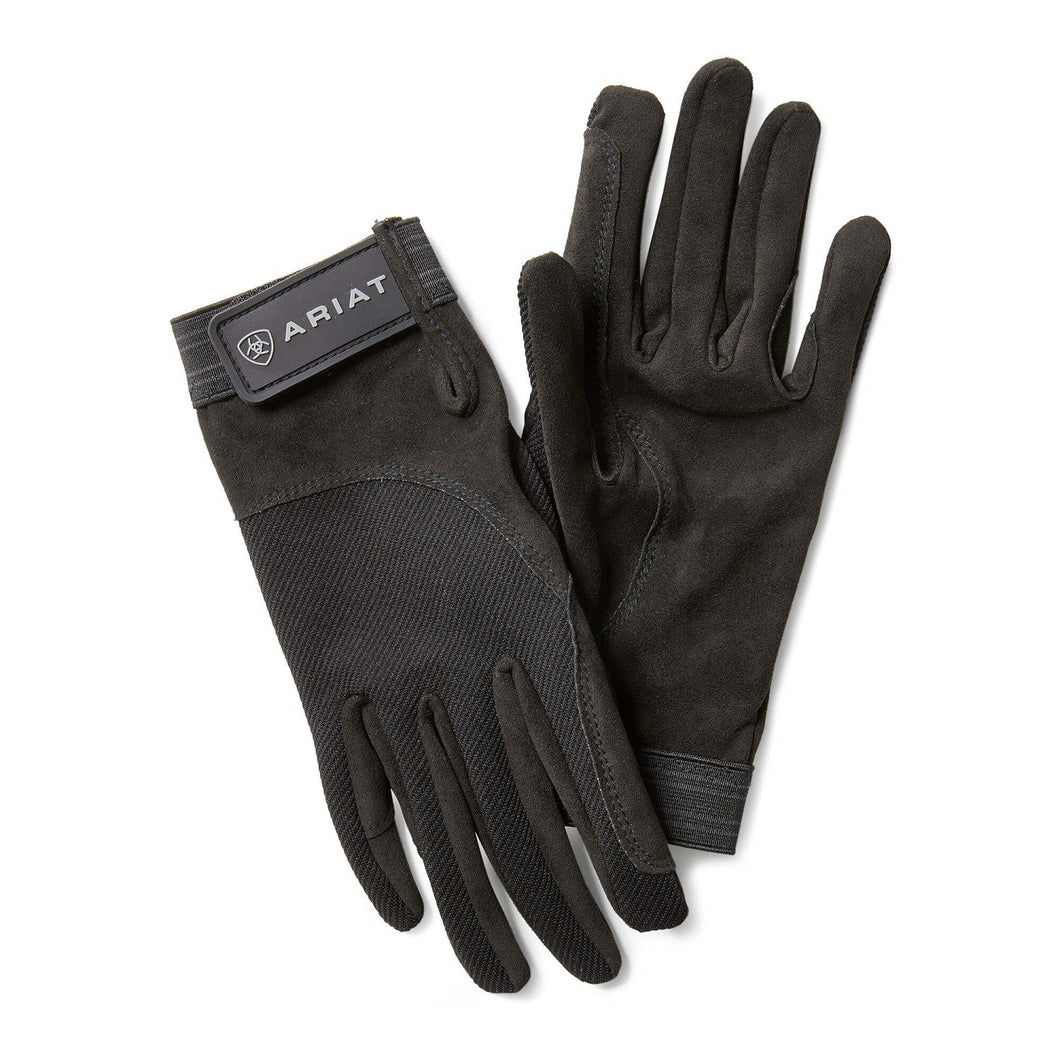 ARIAT Tek Grip Riding Gloves - Black