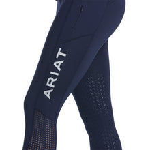 Load image into Gallery viewer, ARIAT Eos Knee Patch Riding Tights - Womens - Navy
