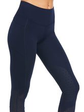 Load image into Gallery viewer, ARIAT Eos Knee Patch Riding Tights - Womens - Navy
