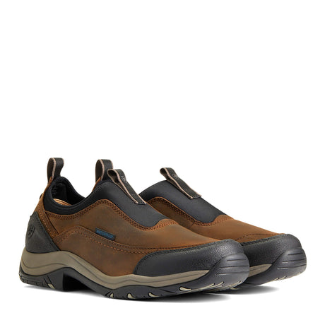 40% OFF ARIAT Terrain Ease Waterproof Shoes - Mens - Oily Distressed Brown - Size: UK 12 Ariat