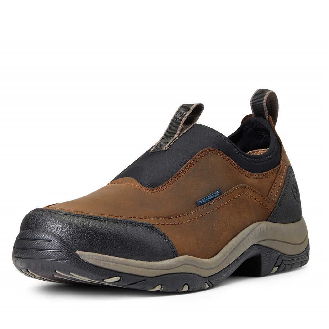 ARIAT Terrain Ease Waterproof Shoes - Mens - Oily Distressed Brown