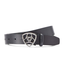 Load image into Gallery viewer, ARIAT The Shield Leather Belt - Womens - Black
