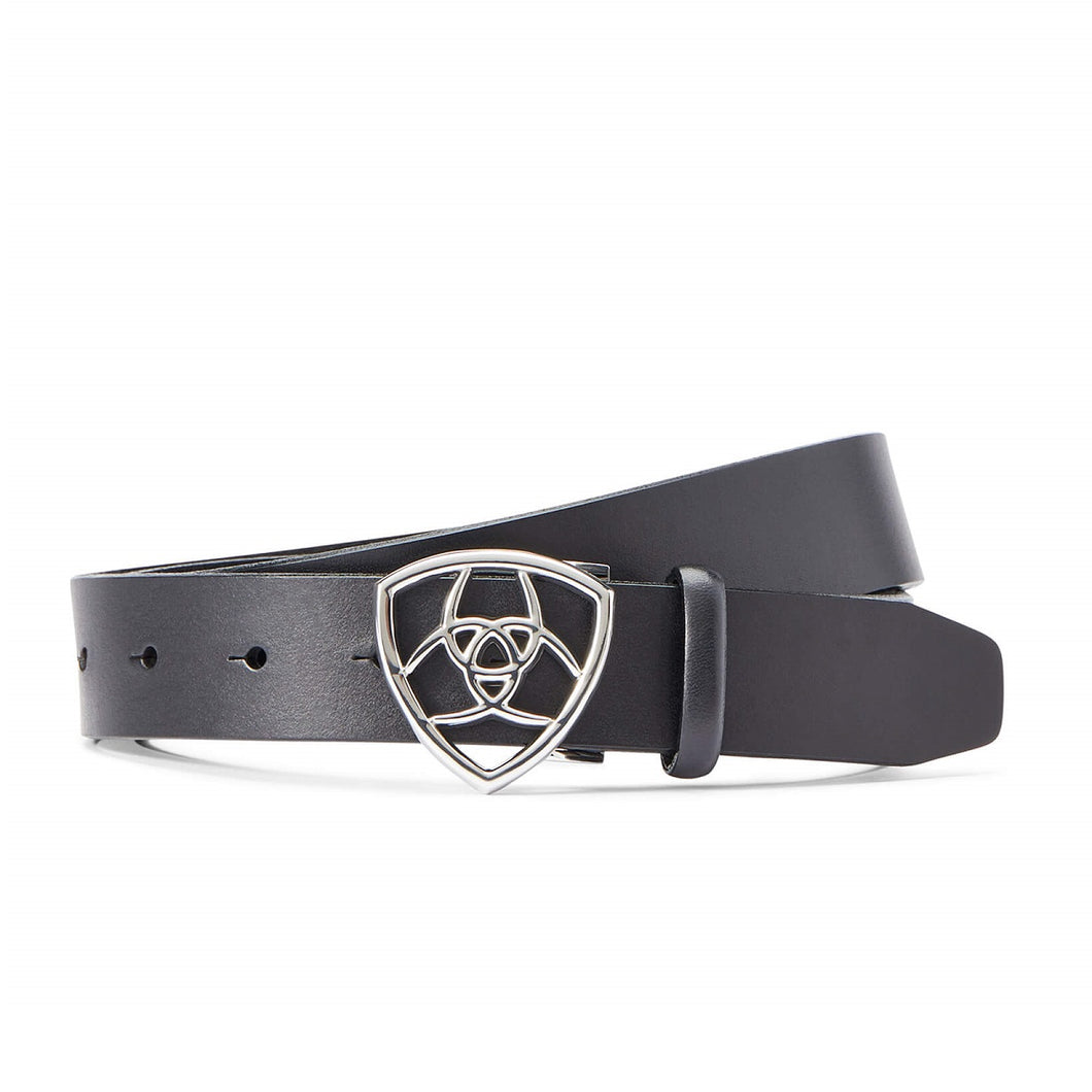 ARIAT The Shield Leather Belt - Womens - Black