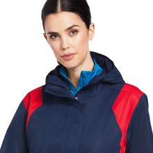 Load image into Gallery viewer, ARIAT Women&#39;s Spectator Waterproof Jacket - Team Navy
