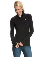 Load image into Gallery viewer, ARIAT Lowell 2.0 1/4 Zip Baselayer - Womens - Black
