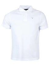 BARBOUR Mens Sports Polo - White