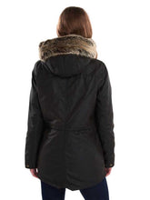 Load image into Gallery viewer, BARBOUR Wax Jacket - Ladies Kelsall Parka - Olive
