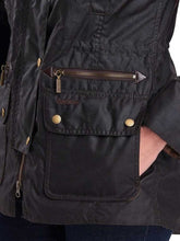 Load image into Gallery viewer, BARBOUR Wax Jacket - Ladies Kelsall Parka - Rustic
