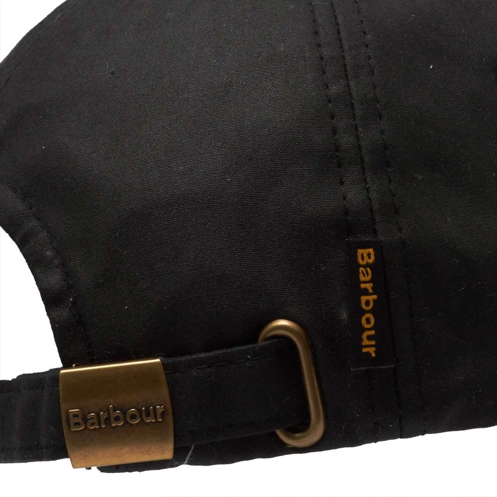 BARBOUR Cap - Waxed Sports - Black Barbour