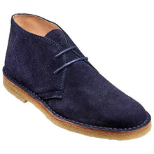 Load image into Gallery viewer, BARKER Monty Boots - Mens Derby Desert - Navy Suede
