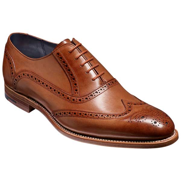 BARKER-Valiant-Shoes-–-Mens-Brogue-Shoes-–-Brown-Hand-Painted
