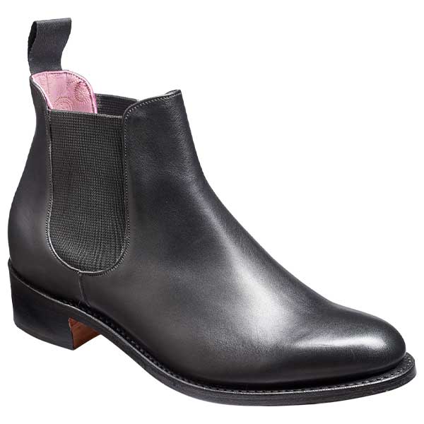 BARKER Violet Boots – Ladies Chelsea – Black Calf