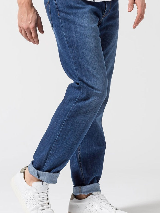 BRAX Jeans - Mens Cooper Masterpiece Denim - Regular Blue