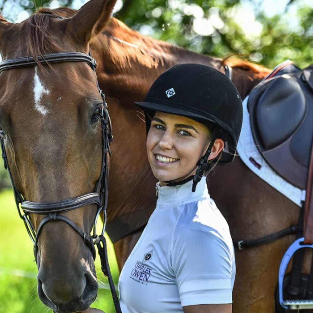 50 OFF CHARLES OWEN YR8 Junior Riding Hat Black