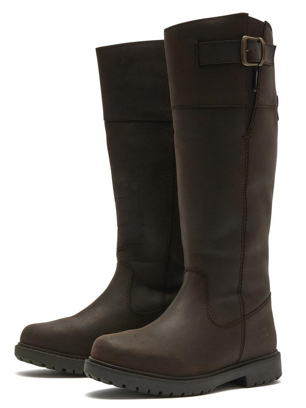 CHATHAM Ladies Brooksby Waterproof Riding Boots - Dark Brown Leather