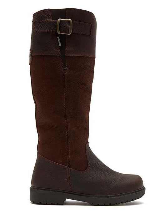 CHATHAM Ladies Brooksby Waterproof Riding Boots - Dark Brown Suede
