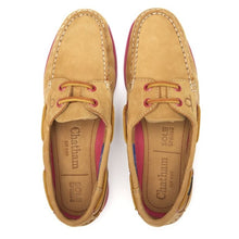 Load image into Gallery viewer, CHATHAM Ladies Pippa II G2 Leather Boat Shoes - Tan/Pink
