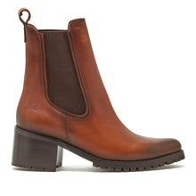 Load image into Gallery viewer, CHATHAM Ladies Vyne Heeled Chelsea Boots - Dark Tan
