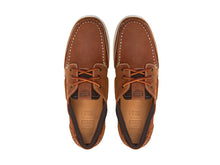 Load image into Gallery viewer, CHATHAM Mens Buton G2 Leather Boat Shoes - Walnut/Gum
